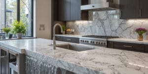 Read more about the article Waterfall Countertops Guide for NYC Residents